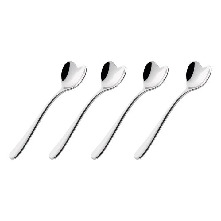 Alessi - Herz Kaffeelöffel, Edelstahl (4er-Set)