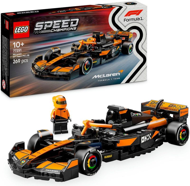 LEGO - Speed Champions - McLaren F1 Team MCL38 - Bouwset - Racewagen