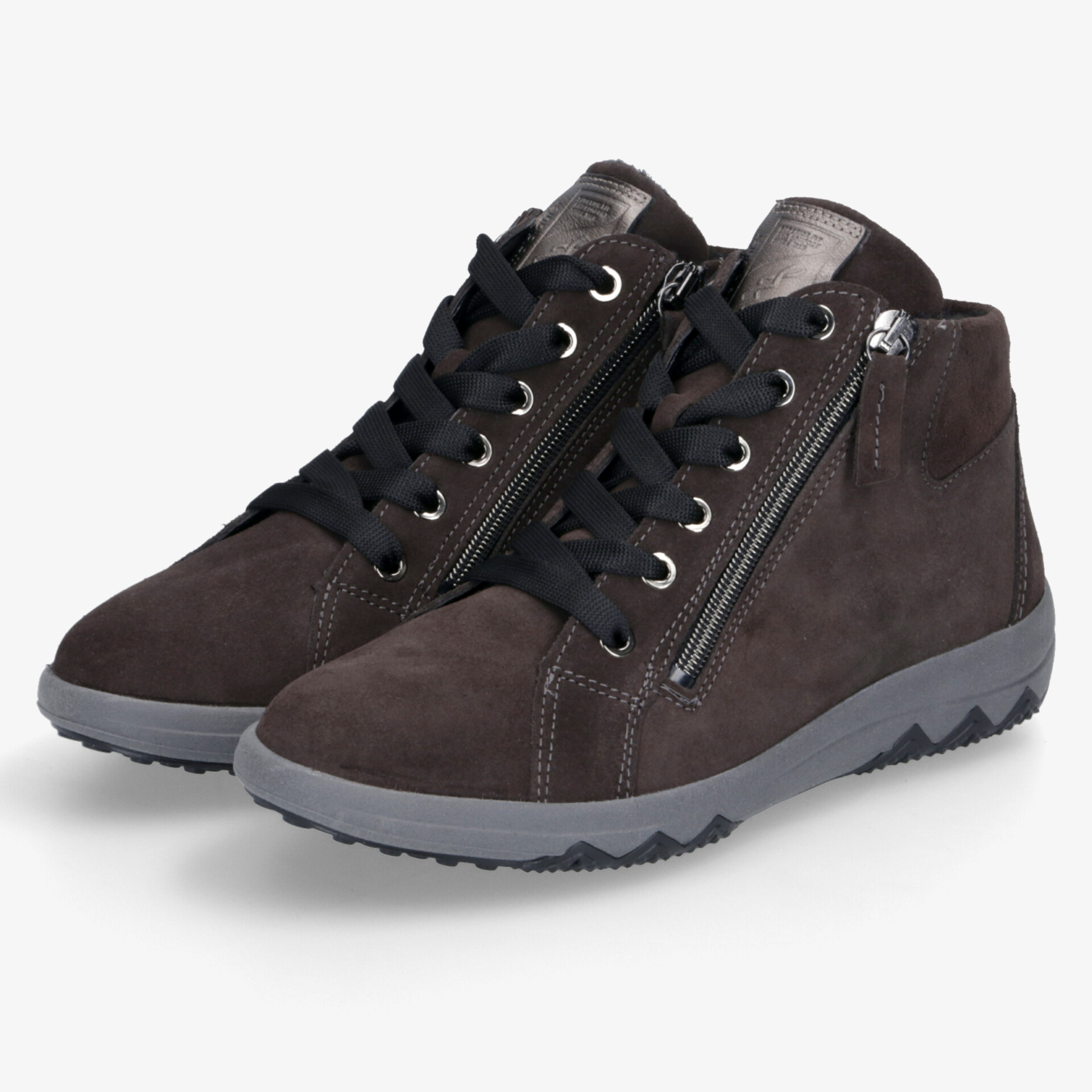 waldläufer Damen Halbschuhe grau