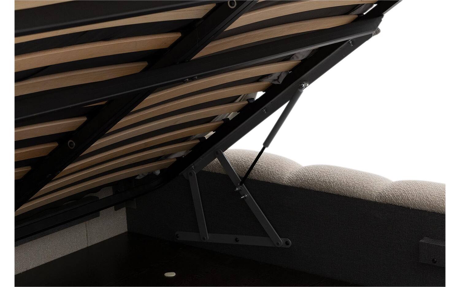 Goossens Gestoffeerd Bedframe Cloud Xl Storage - 180 x 200 - Ahenk