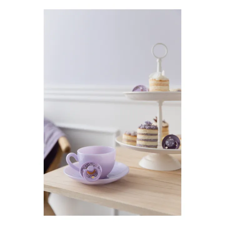 Bibs Tétines en caoutchouc naturel Bibs x Liberty - Set de 2 | Violet