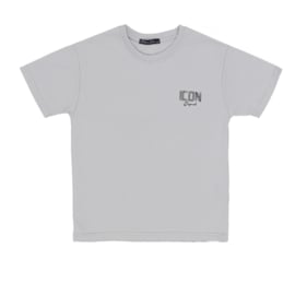 Paperclips icon tee - grijs