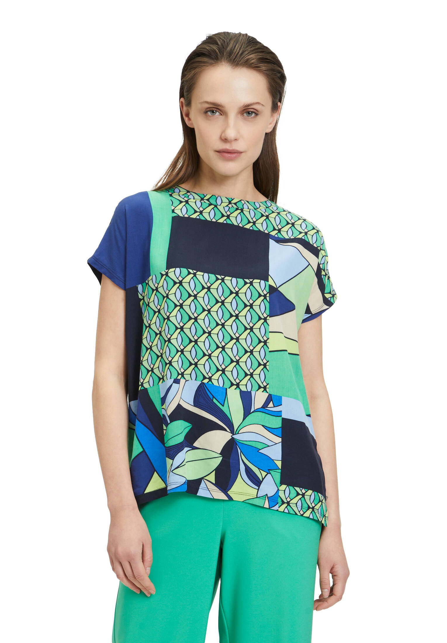 Betty Barclay| Damen Printshirt mit Stehkragen