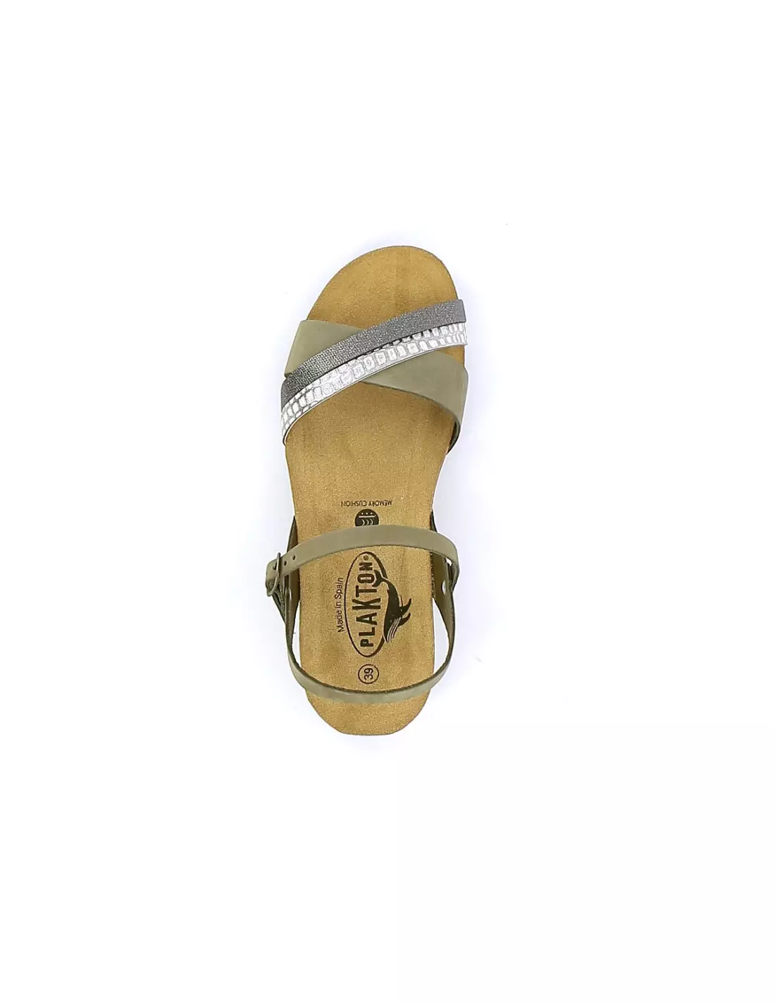 PLAKTON NORTE - Sandales & nu-pieds Kakinegrotitaniokaki