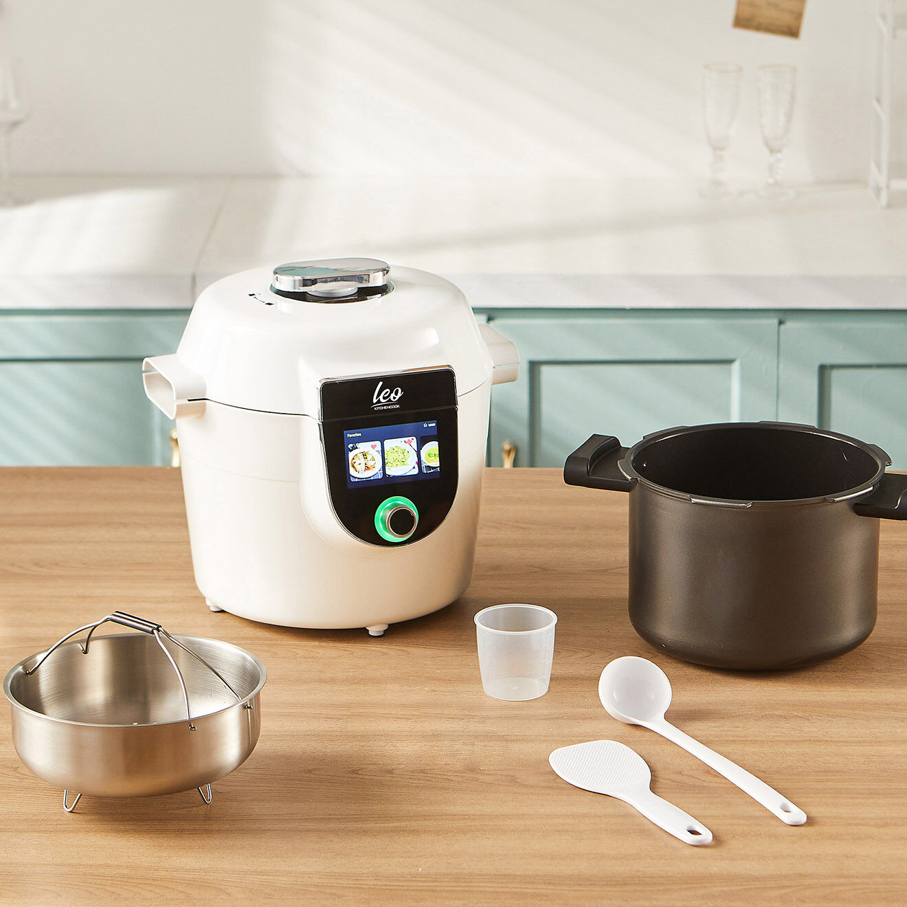 Kitchencook Autocuiseur intelligent avec connexion wifi blanc- 5 L
