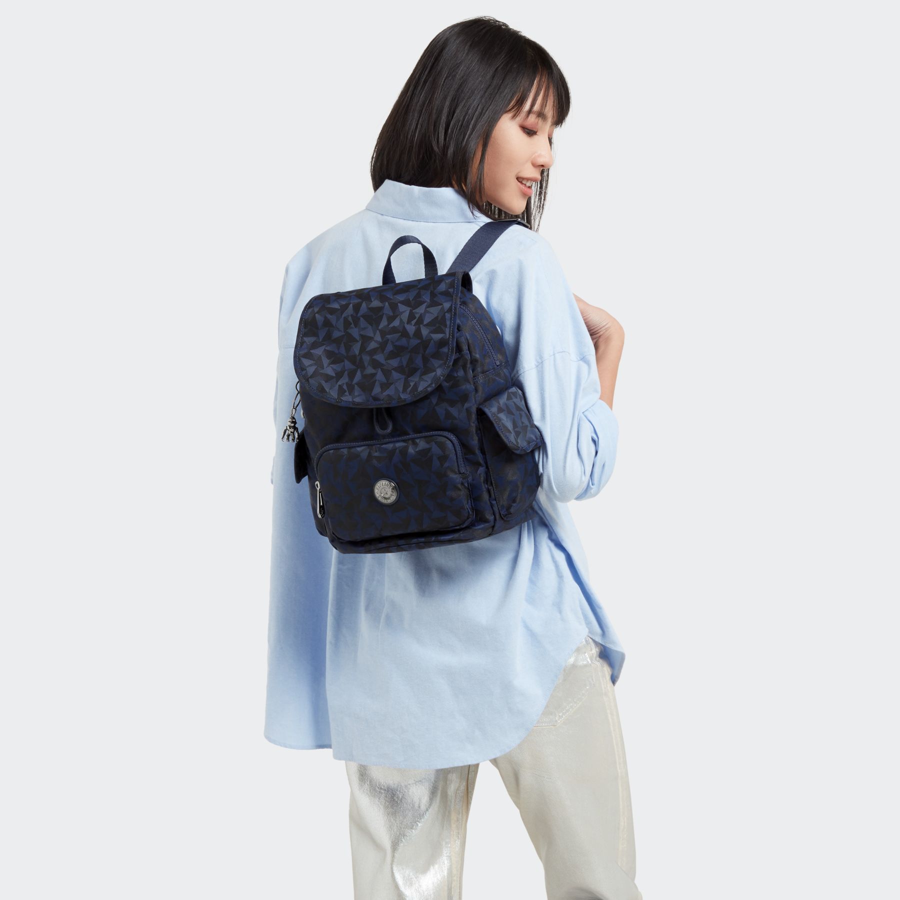CITY PACK S Petit Sac à Dos - Endless Navy Jacquard
