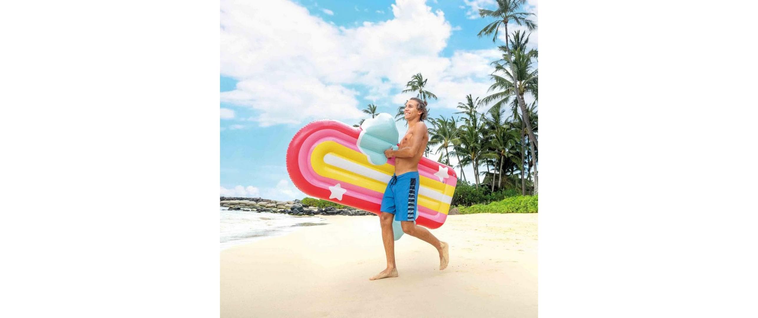 Luftmatratze Rainbow Cloud FloatAufblasbares Spielzeug für Pool & Strand