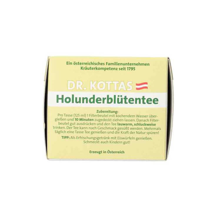 Dr. Kottas Holunderblütentee Filterbeutel, 20 St