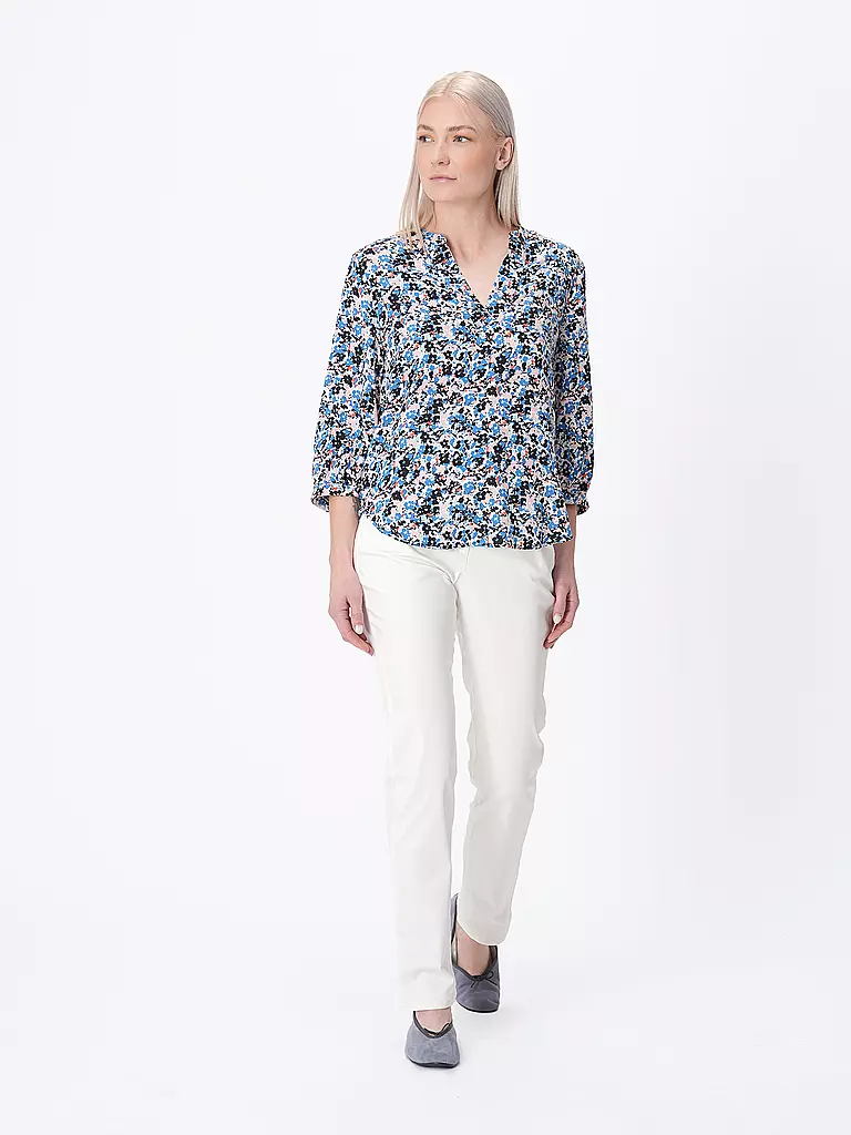 S.OLIVER Blusenshirt  blau