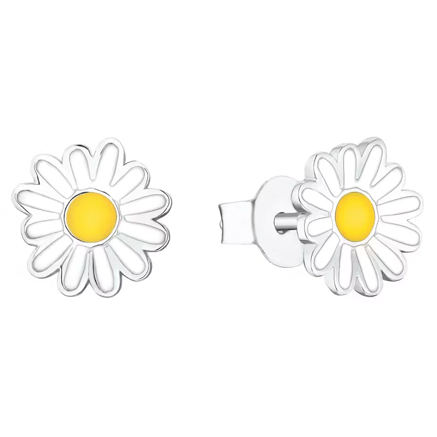 Prinzessin Lillifee Kinder-Ohrringe für Mädchen Blume Silber silver