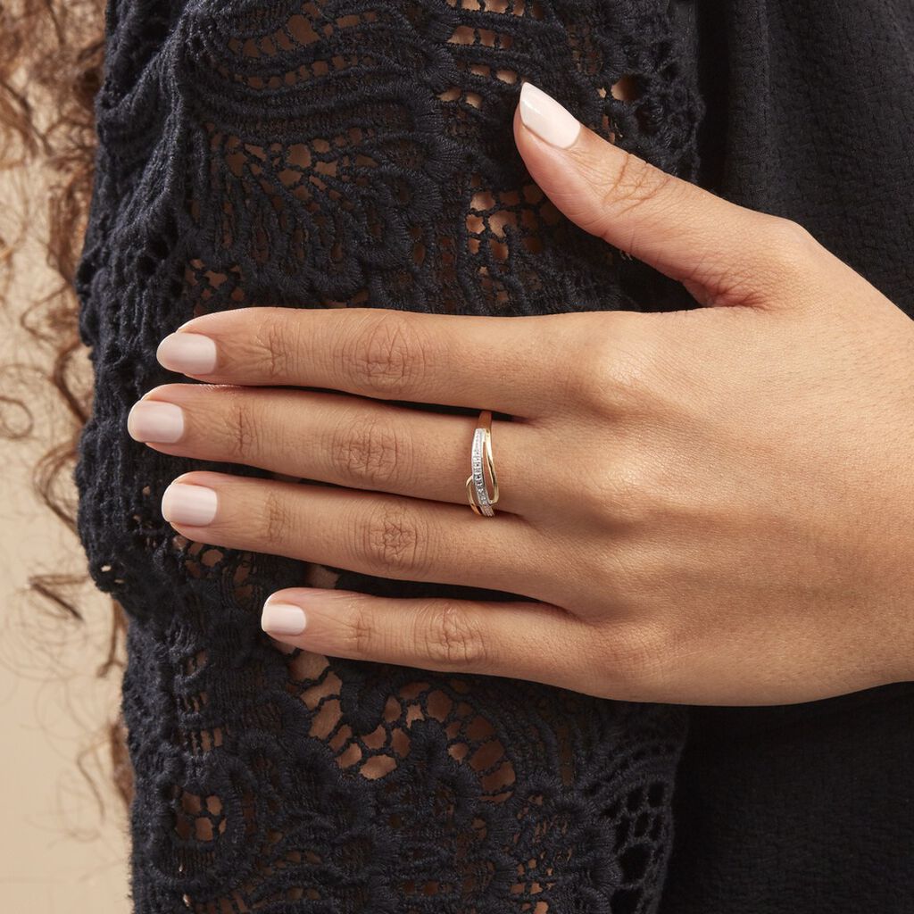 Bague Solena Or Jaune Diamant