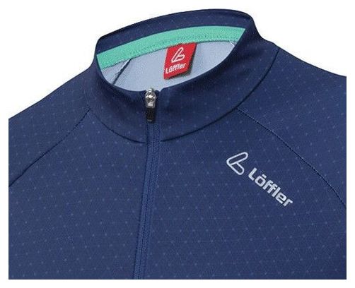 Loeffler maillot manches courtes W Maillot de Vélo HZ et une Hausse de dames   - Bleu