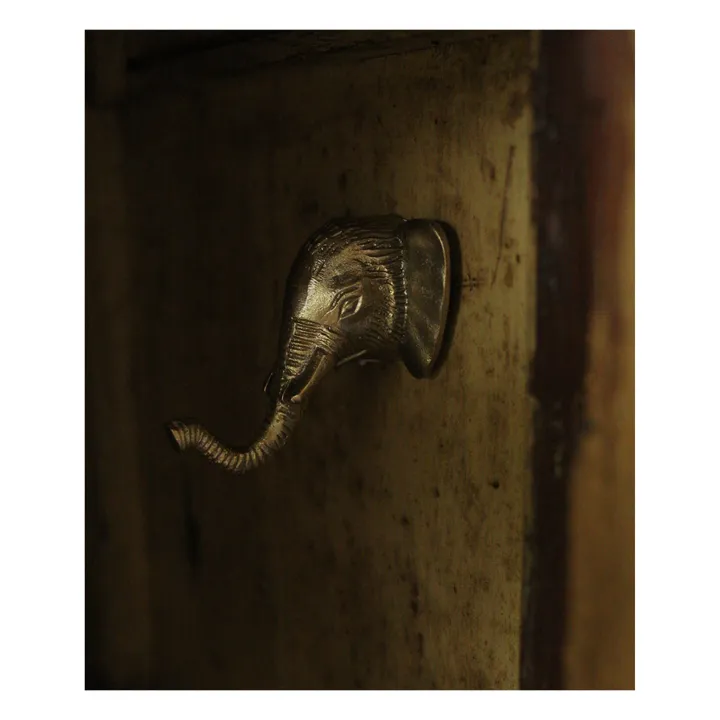 Doing Goods Patère en laiton Billy l'éléphant | Gold
