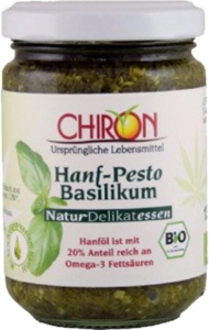 Chiron Bio Hanfpesto Basilikum, 130 g