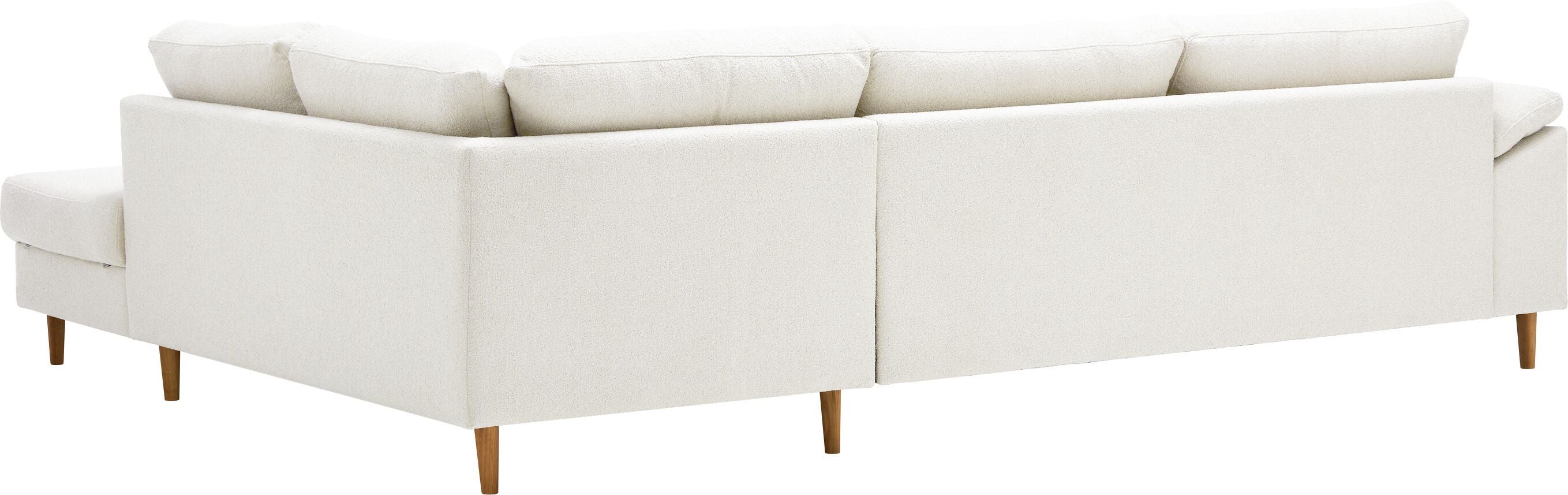 DIENER B St Enna 2.5er Sofa Otto R weiss - Weiss / B: 279.0 cm x T: 225.0 cm x H: 81.0 cm