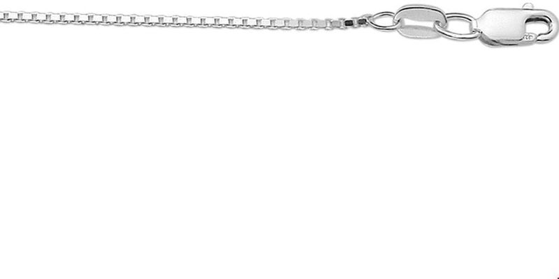 Zilveren Collier venetiaans 1 1001759 70 cm