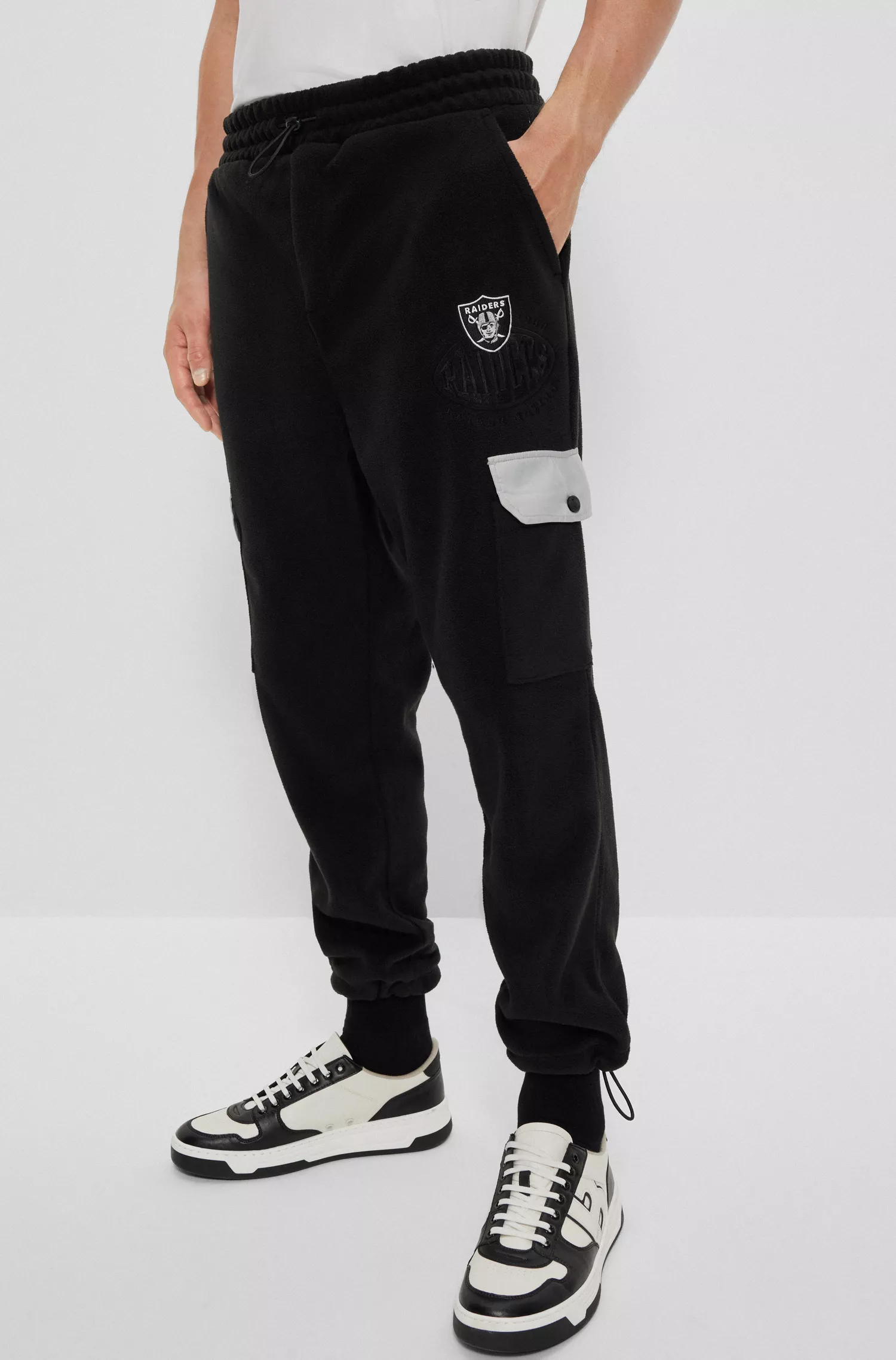 Calça de moletom BOSS Orange-BOSS x NFL com estampa da colaboração.