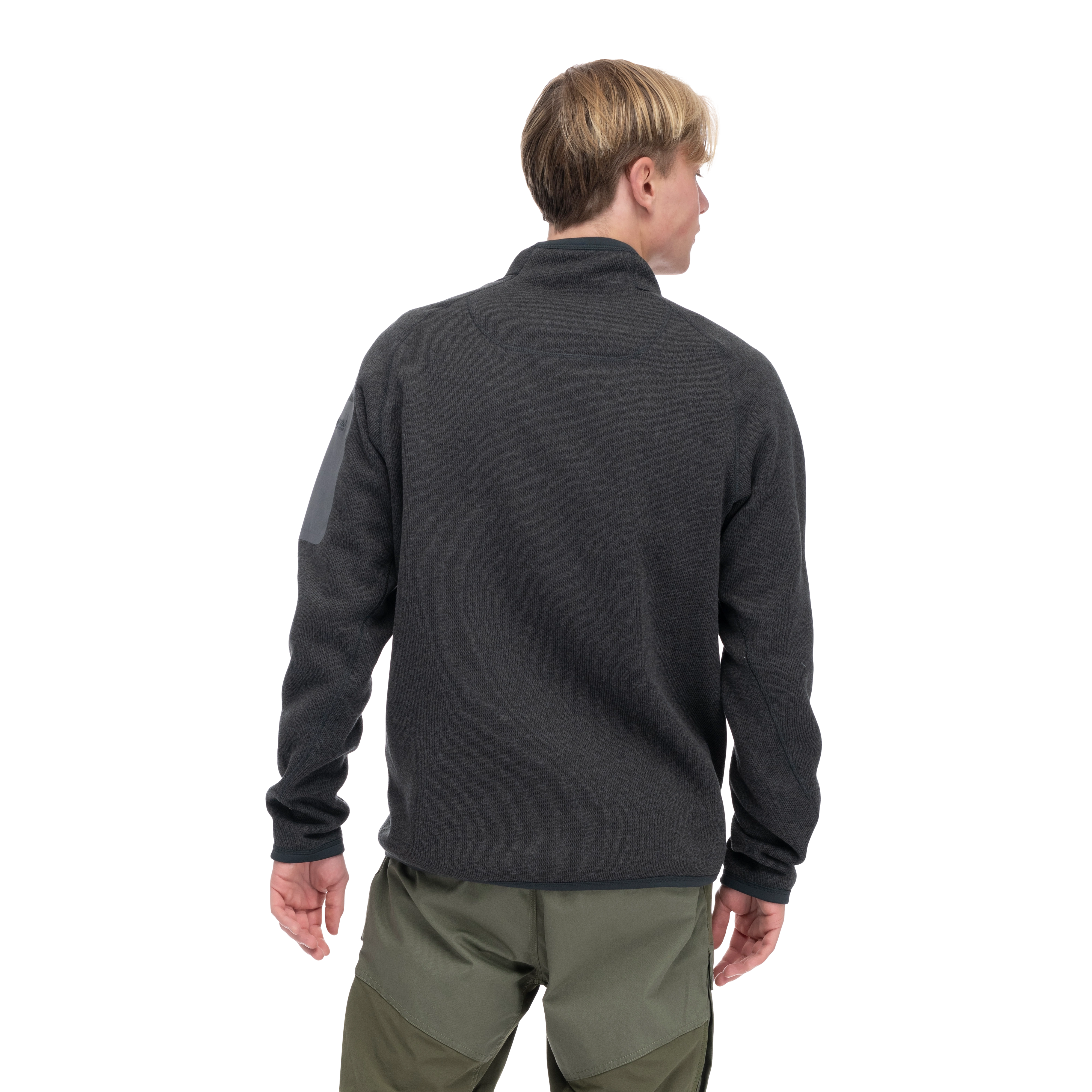 Kamphaug Knitted Jacket Dark Shadow Grey