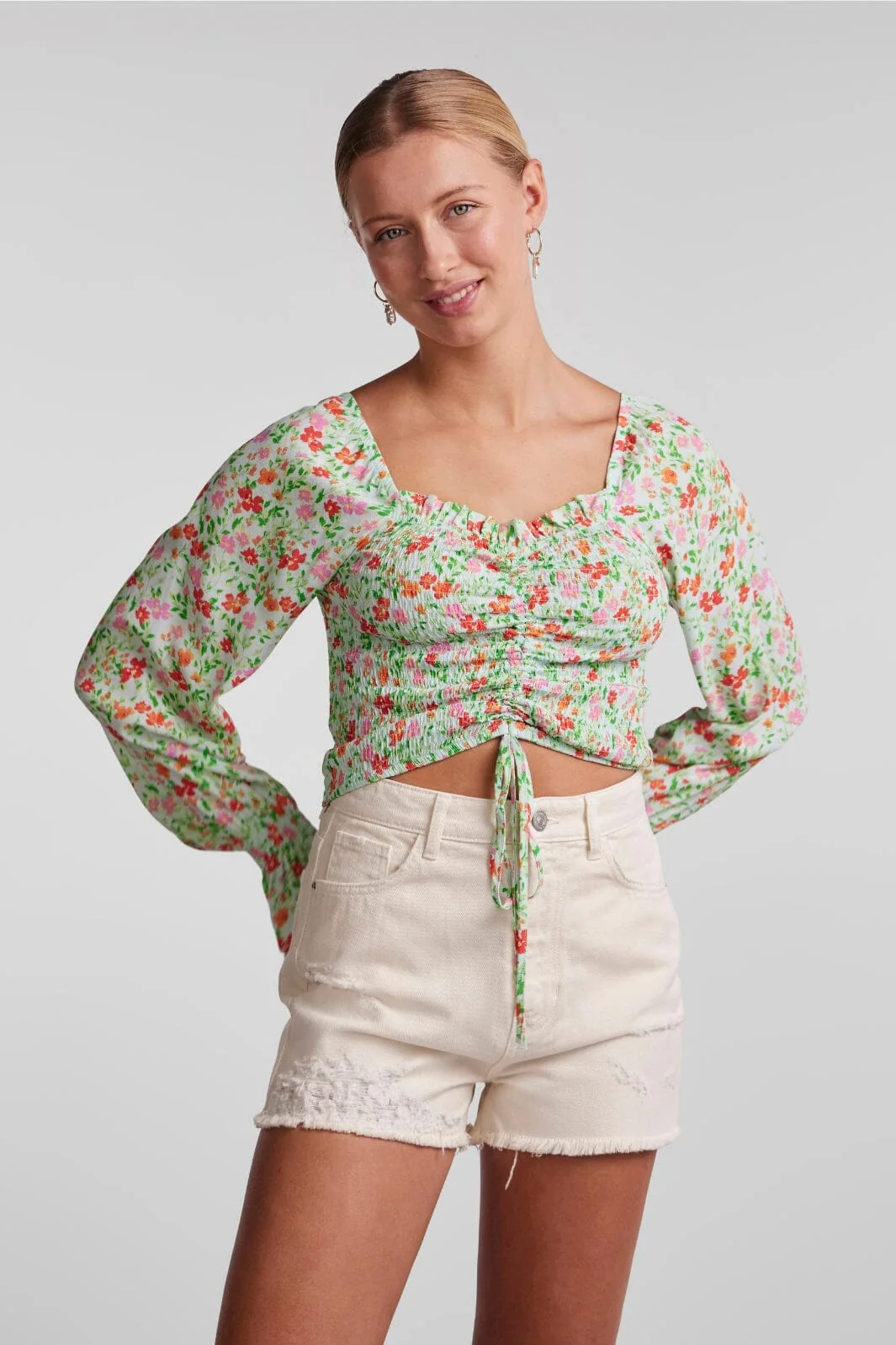Pieces Pckorine Ls Top