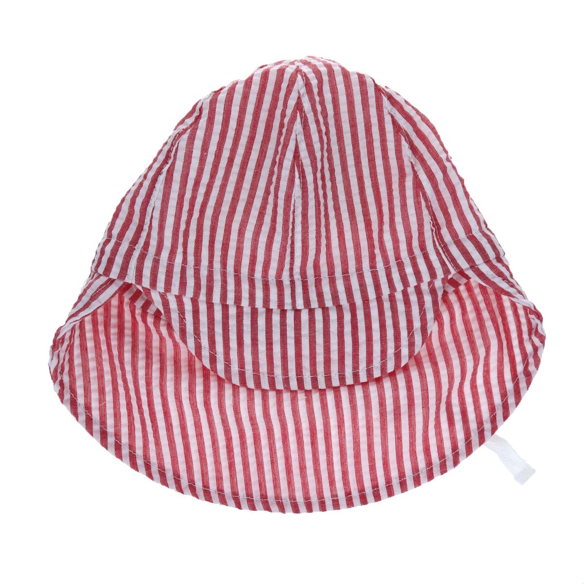 Casquette bébé à rayures rouge