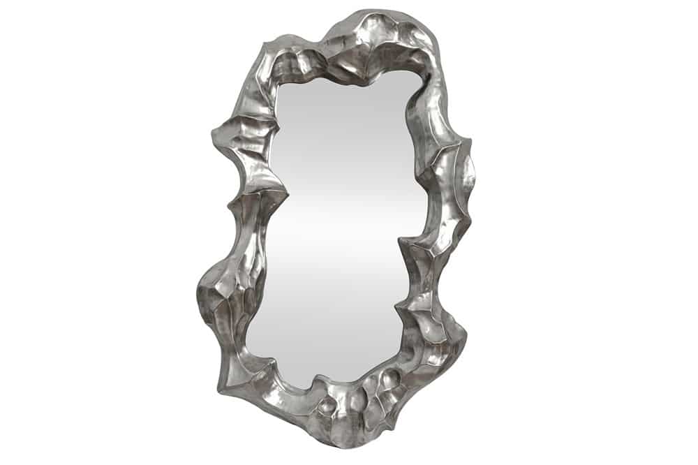 Extravaganter Wandspiegel VENETIA 150cm silber variable Aufhängung