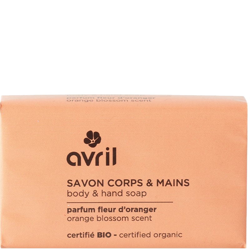 Savon solide bio - Fleur d'oranger - Corps & mains - 100 g