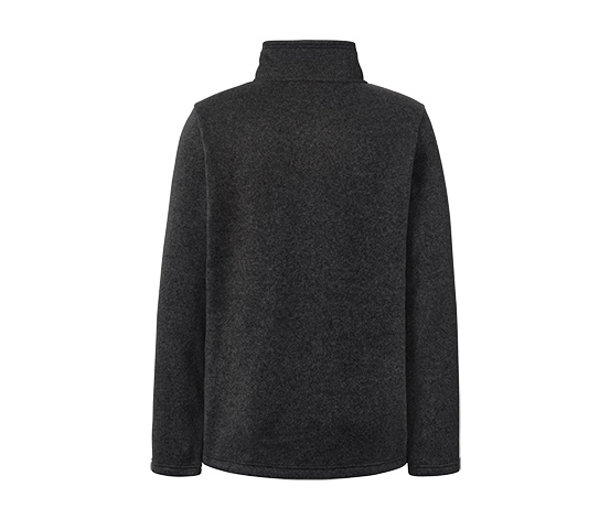 Strickfleece-Jacke, anthrazit