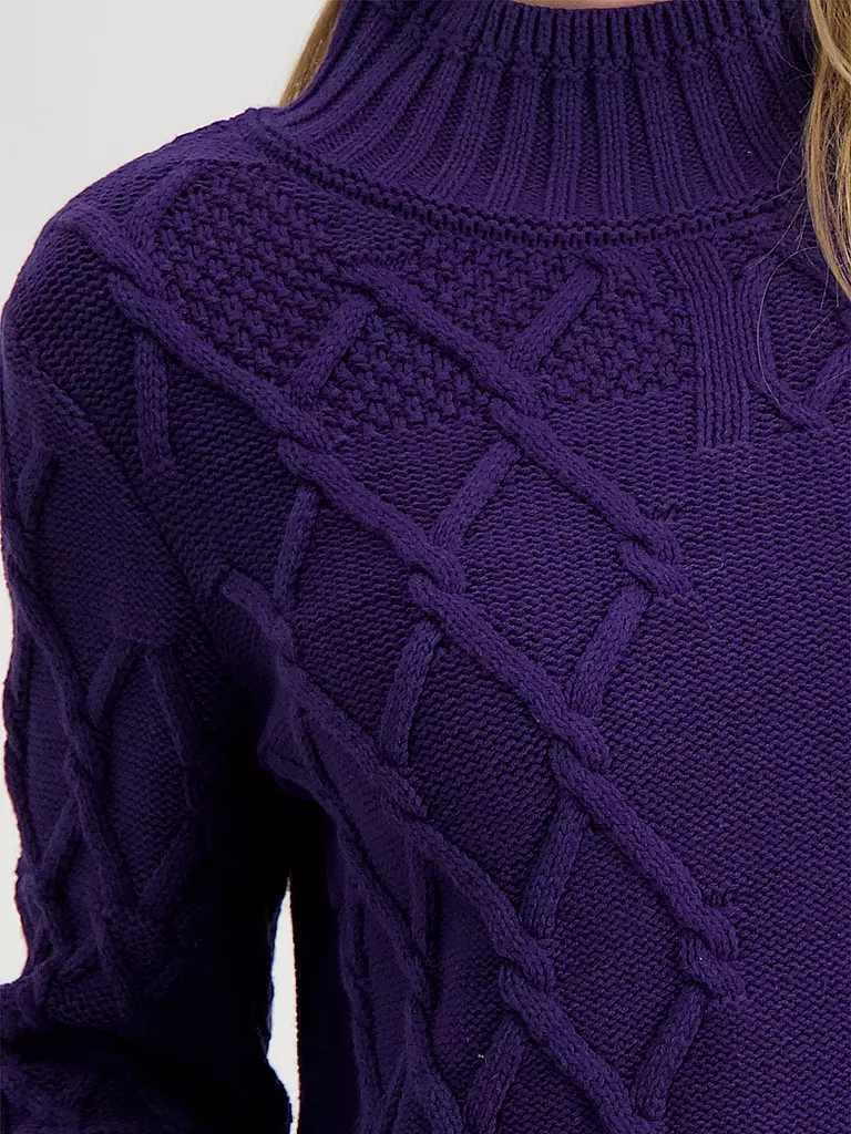 MONARI Rollkragenpullover  lila