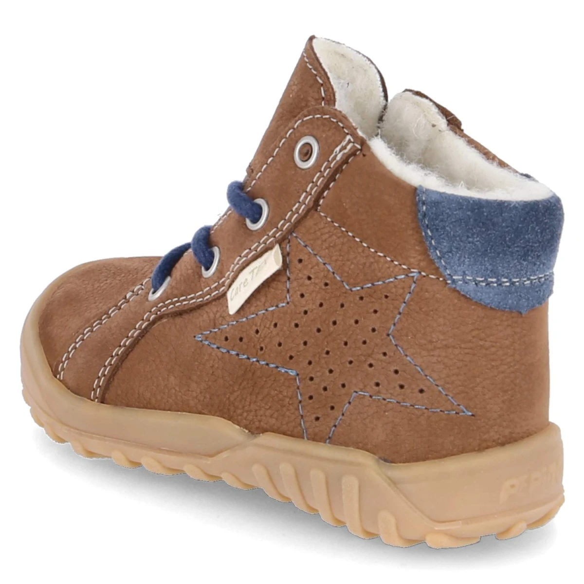 PepinoStiefeletten DENNY - curry/blau