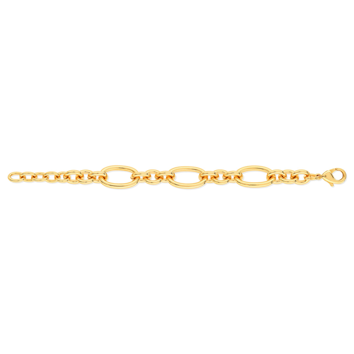 Bracelet plaqué or 20 cm