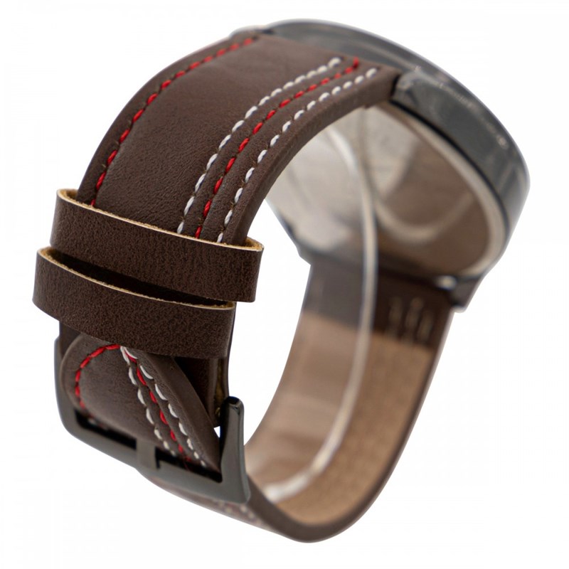 Montre Homme M. JOHN bracelet Cuir Marron