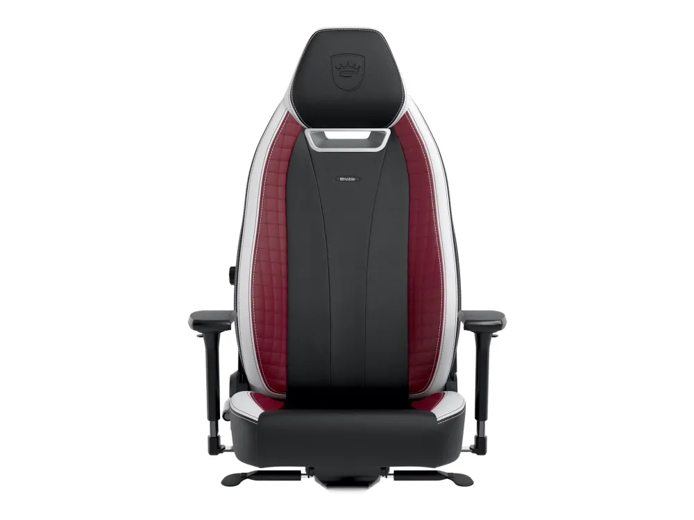 Noblechairs LEGEND - Spillestol - ergonomisk - armstøtter - T-formet - vippe - drejeled - high-tech falsk læder - sort, hvid, rød