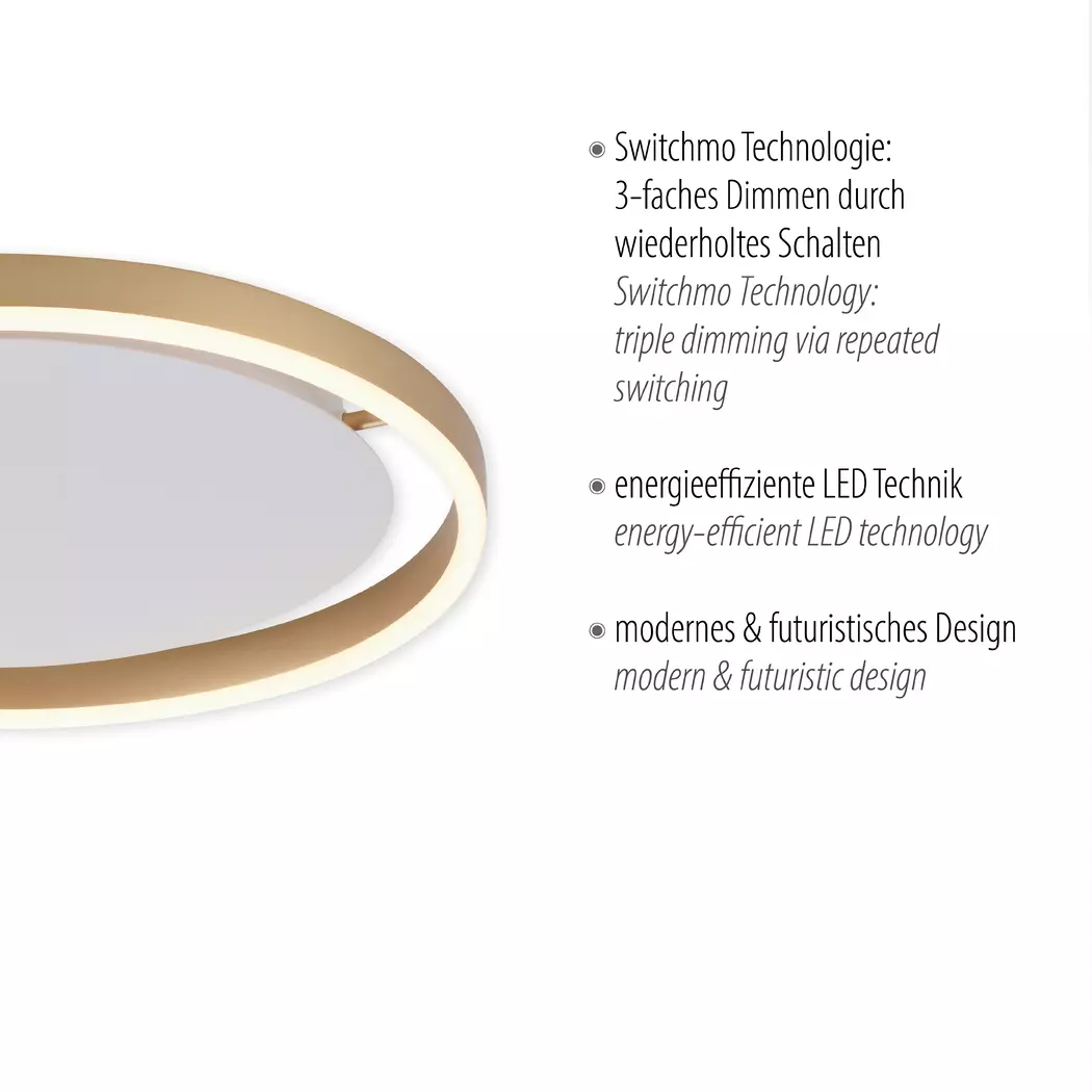 LED-Deckenleuchte Ritus