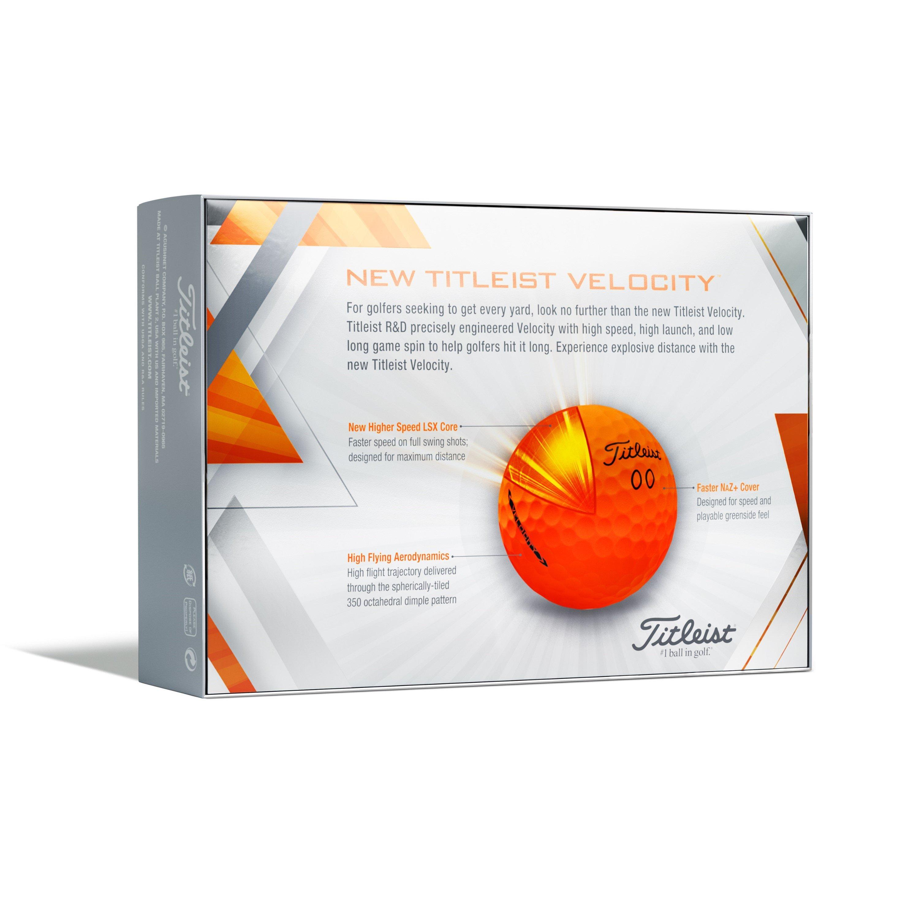 Titleist Titleist Velocity 12 Pack Golf Balls
