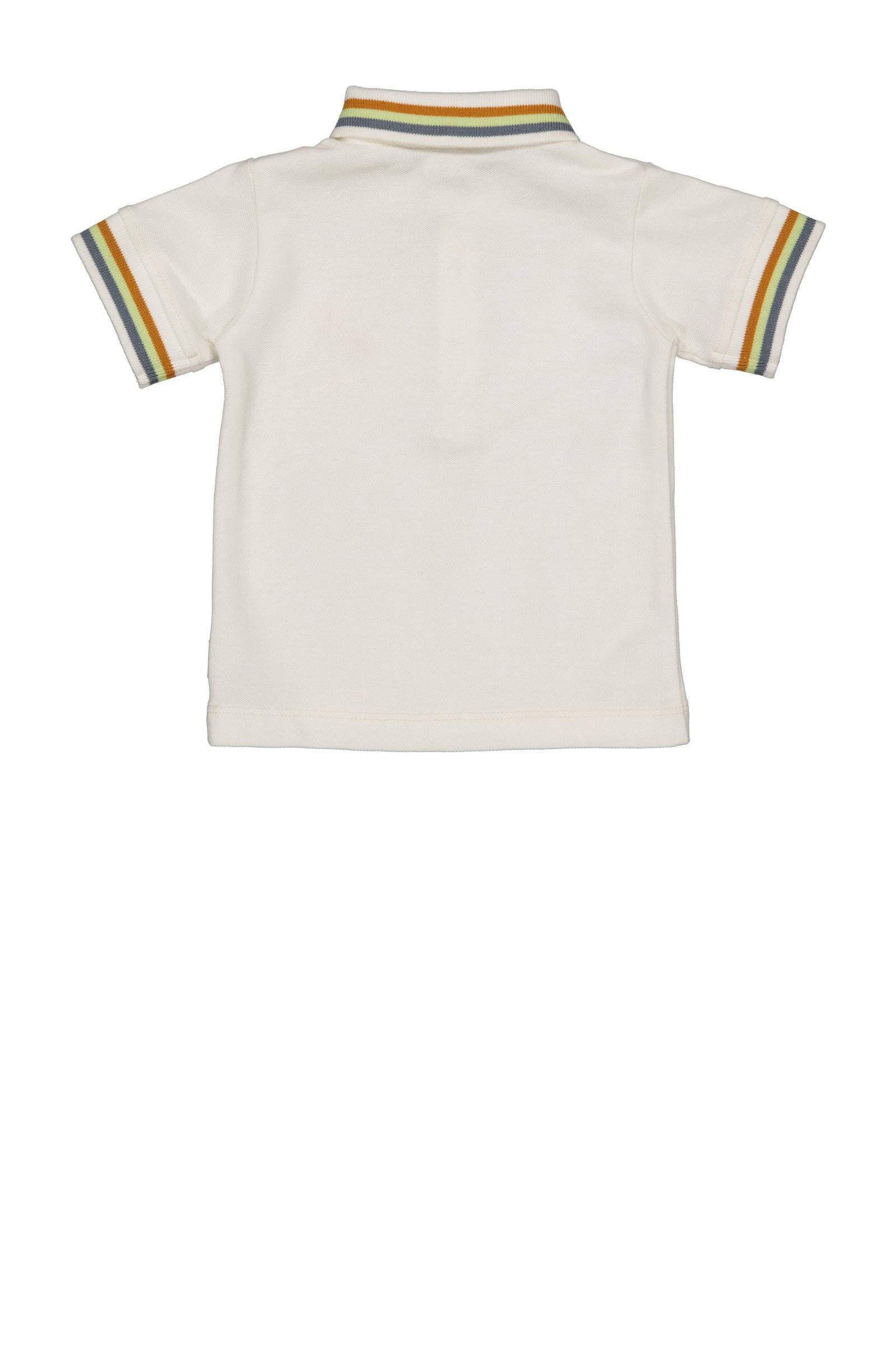 Quapi baby polo DAVY ecru/oranje/blauw