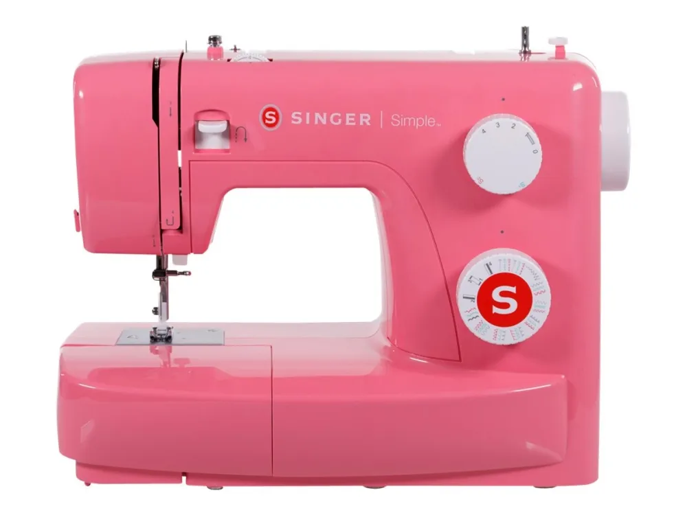 Singer 3223R - Symaskine - 23 søm - 1 fire-trins knaphul - rød