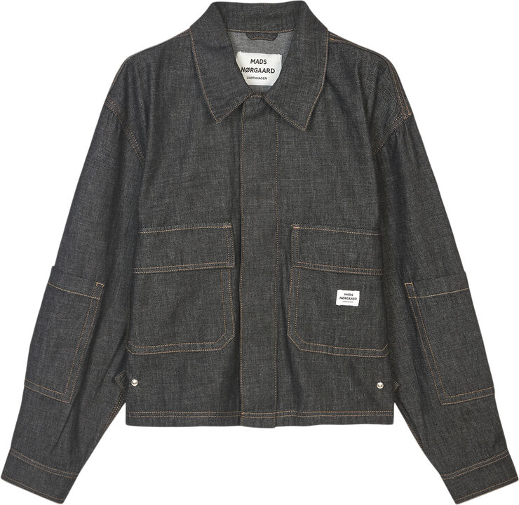 Mads Nørgaard - Copenhagen Soft Denim Soleil Jacket Sort
