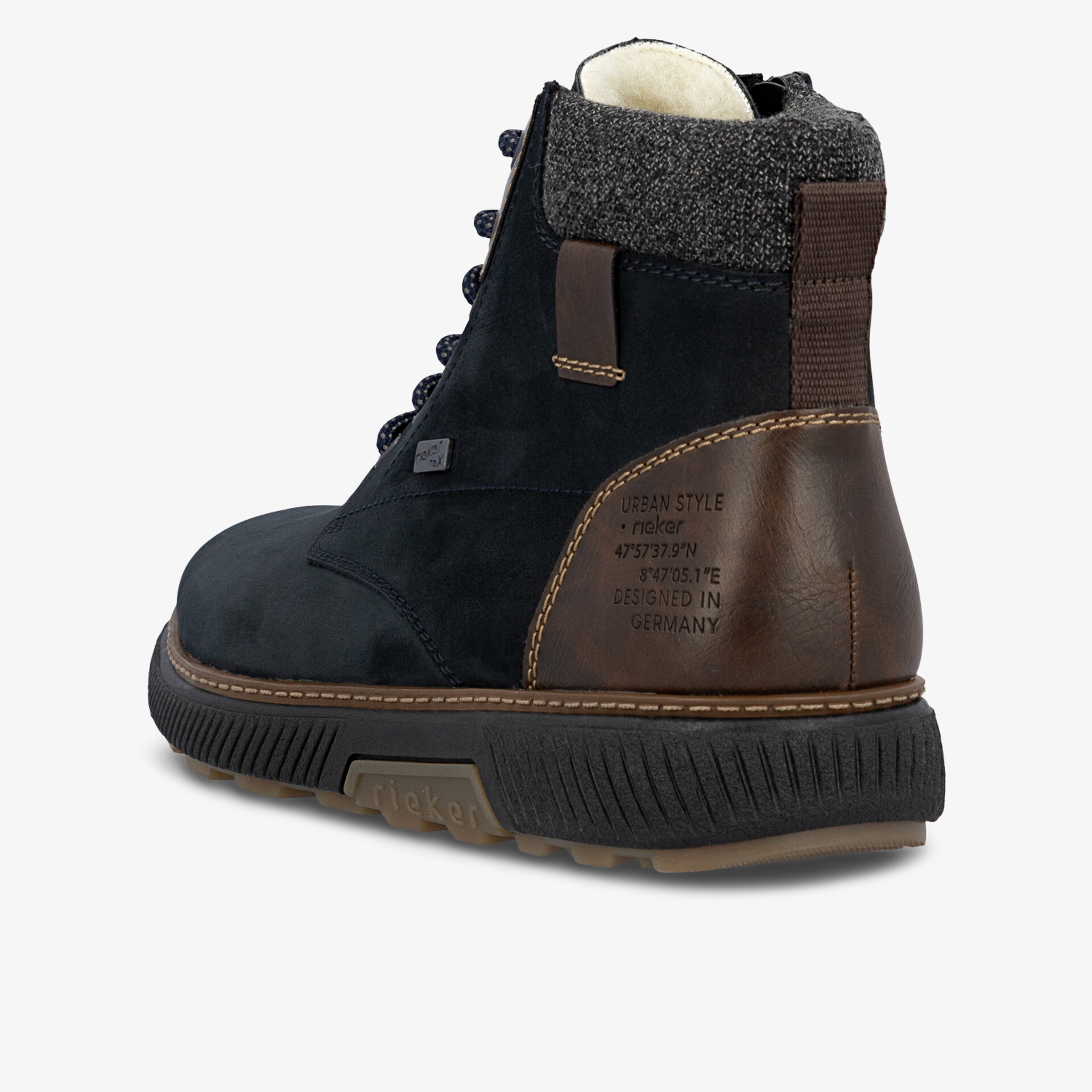 rieker Herren Stiefel blau
