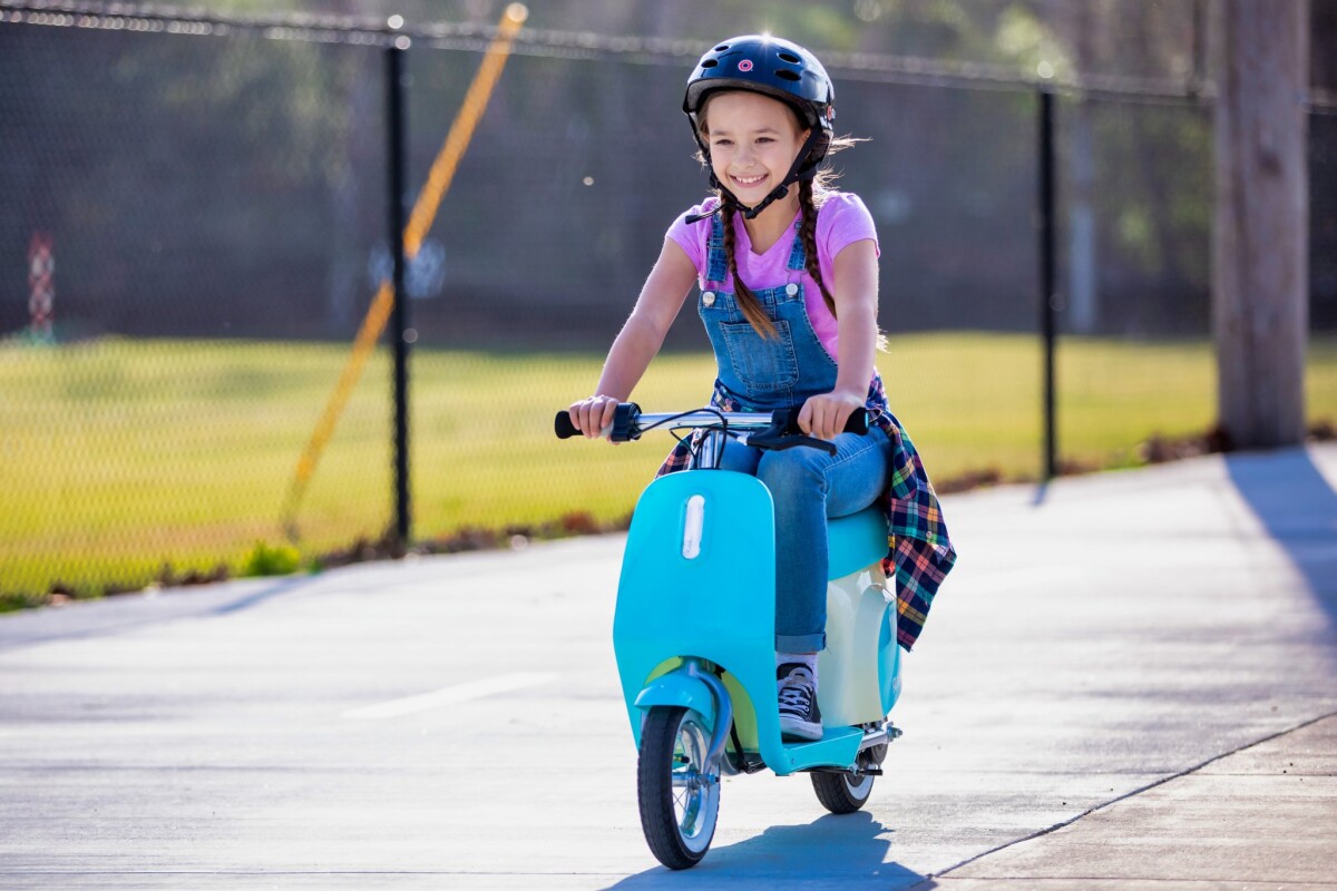 Razor - Pocket Mod Petite El Scooter Til Børn - Blå