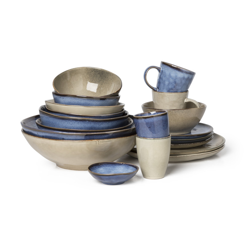 Diep bord Toscane - donkerblauw - ø19 cm
