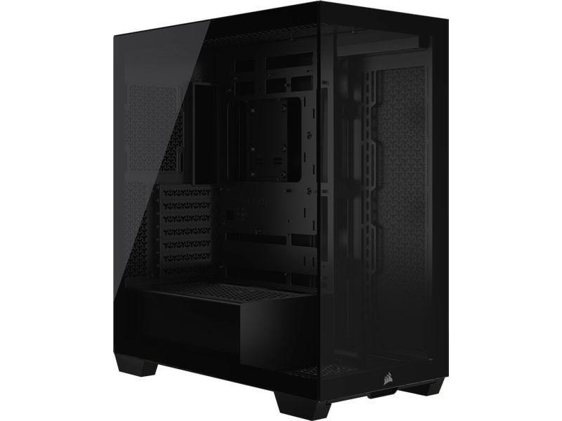 Corsair PC-Gehäuse 3500X TG Schwarz Mid-Tower PC-Case mit atemberaubender Ästhetik und geräumigem Innenraum