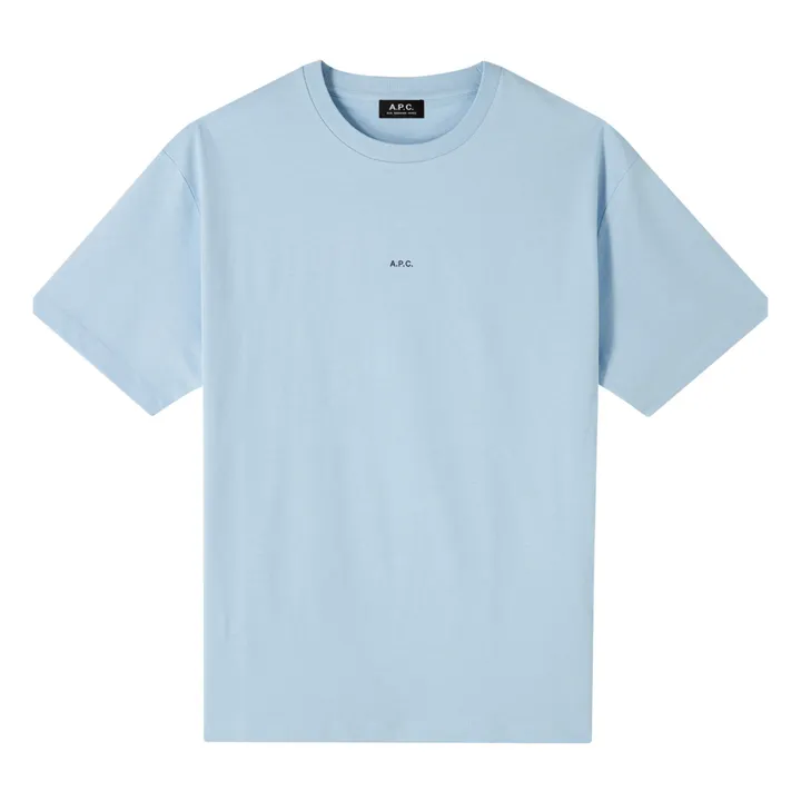 A.P.C. T-shirt Kyle Coton Bio | Bleu ciel