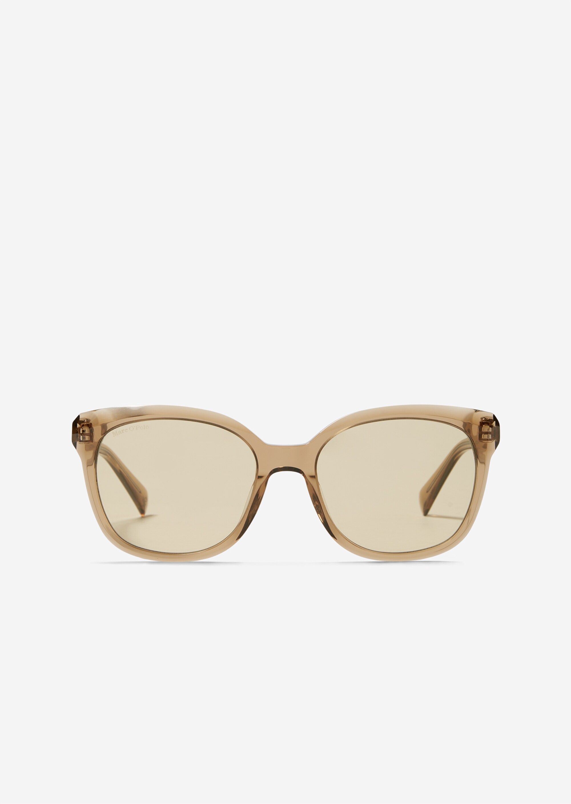 Unisex-Sonnenbrille mit breitem Bio-Acetat-Rahmen
