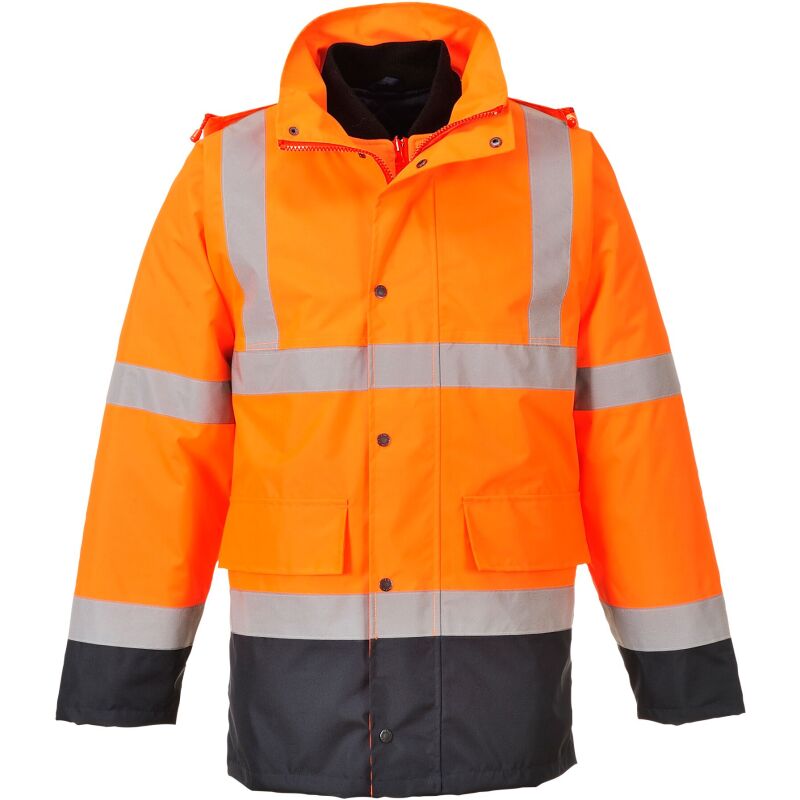 Portwest S471 Parka Hi-Vis bicolore contrastée Trafic 4 en 1