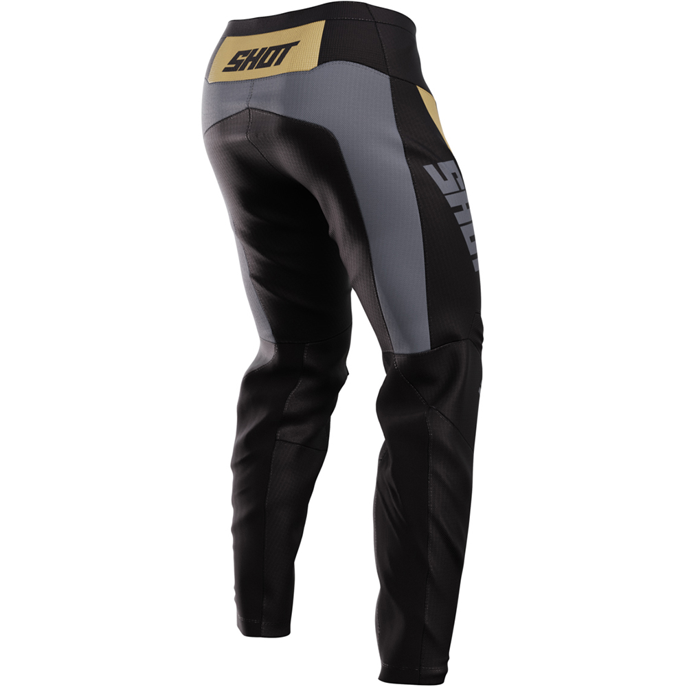 Shot - Pantalon Devo Matrix Noir / Gris / Or
