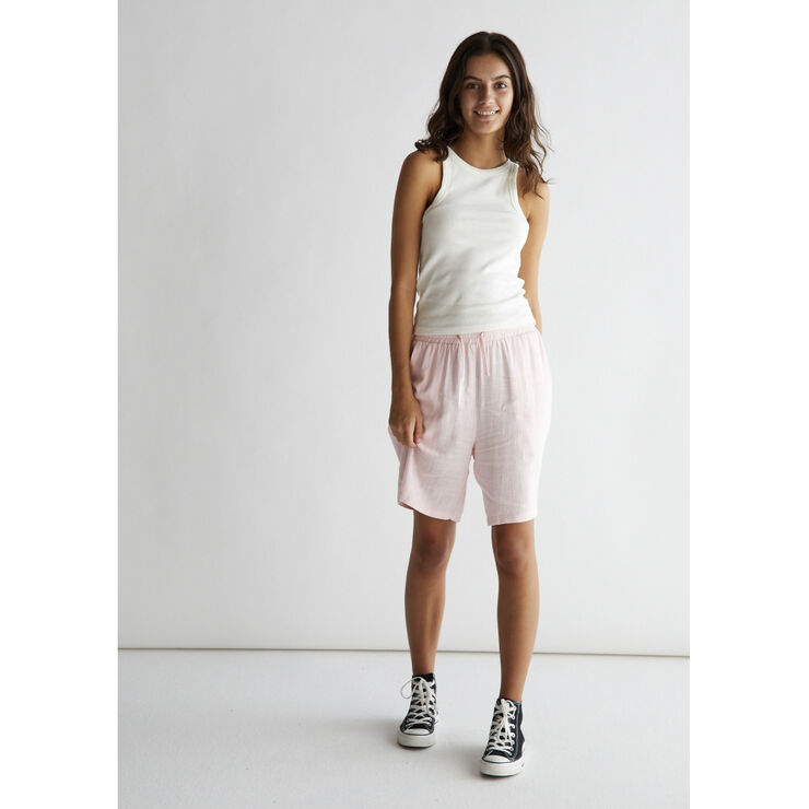 Grunt Tanja Linen Shorts Light red