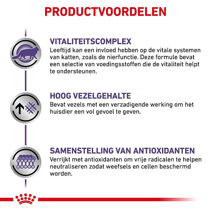 ROYAL CANIN® Senior Stage 1 - Kattenvoer voor vitale, oudere (gecastreerde/gesteriliseerde) katten vanaf 7 jaar