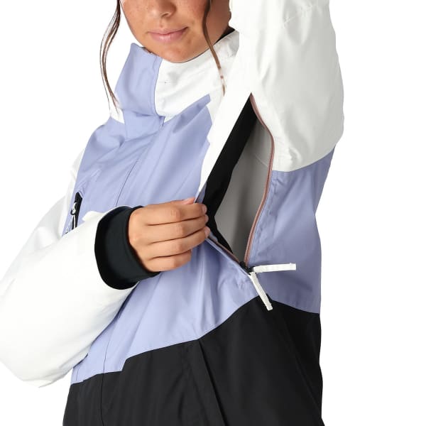 Veste snowboard 686 WMNS GORE-TEX WILLOW INSL JKT PURPLE IMPRESSION COLORBLOCK