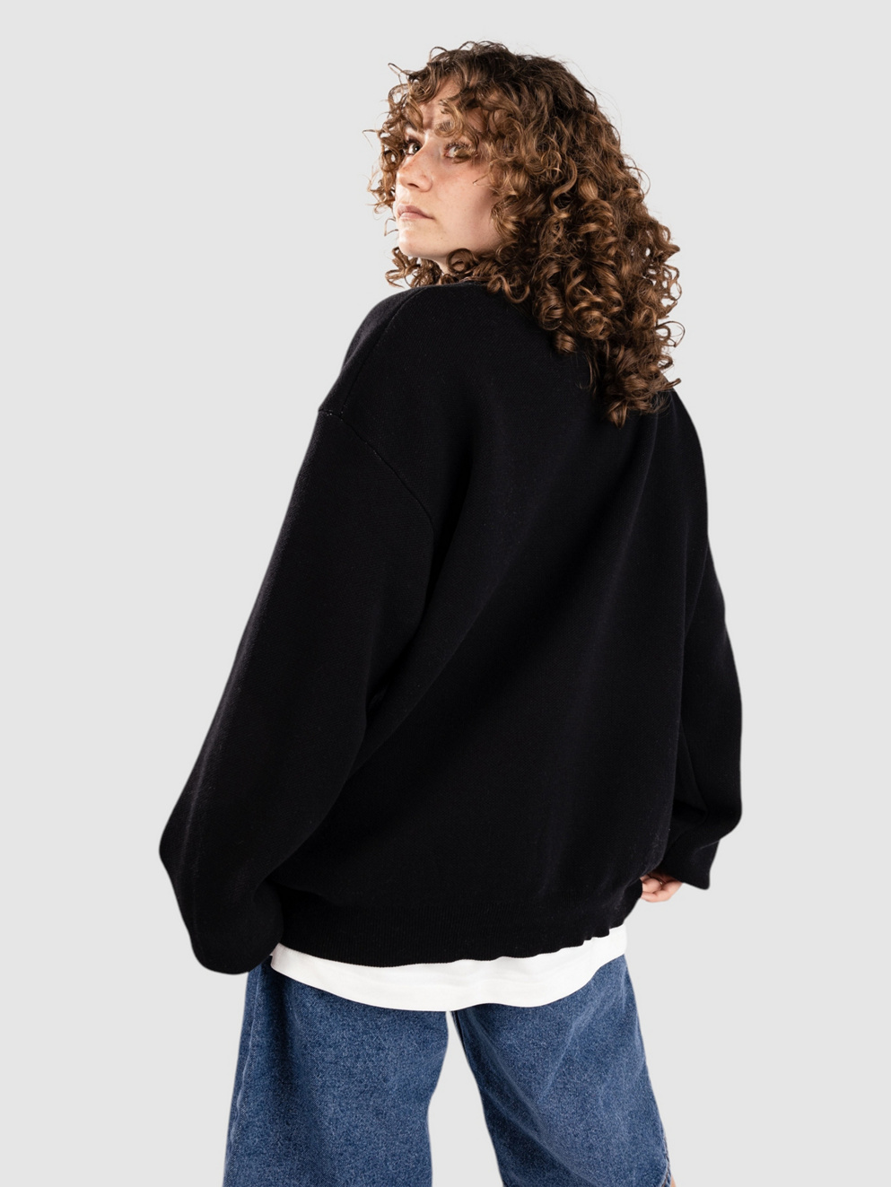 Beyond Medals Jacquard Knit Pullover black