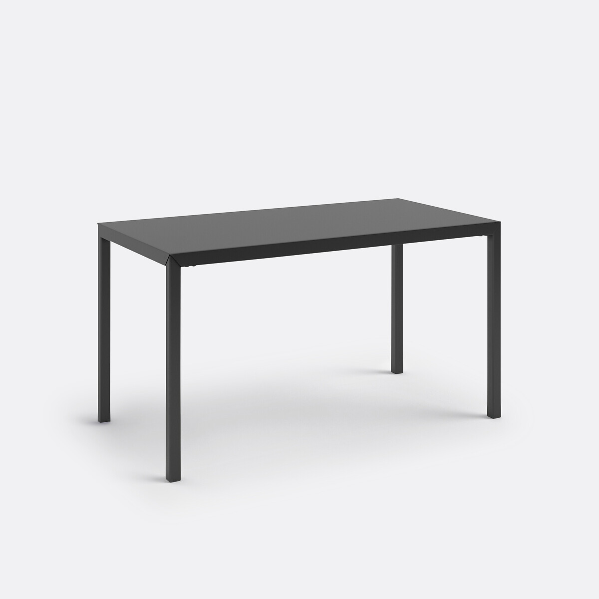LA REDOUTE INTERIEURS<br>Mesa de jantar em aço preto, 4 pessoas Hiba